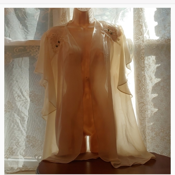 Vintage Other - NWT vintage 90s sheer open robe